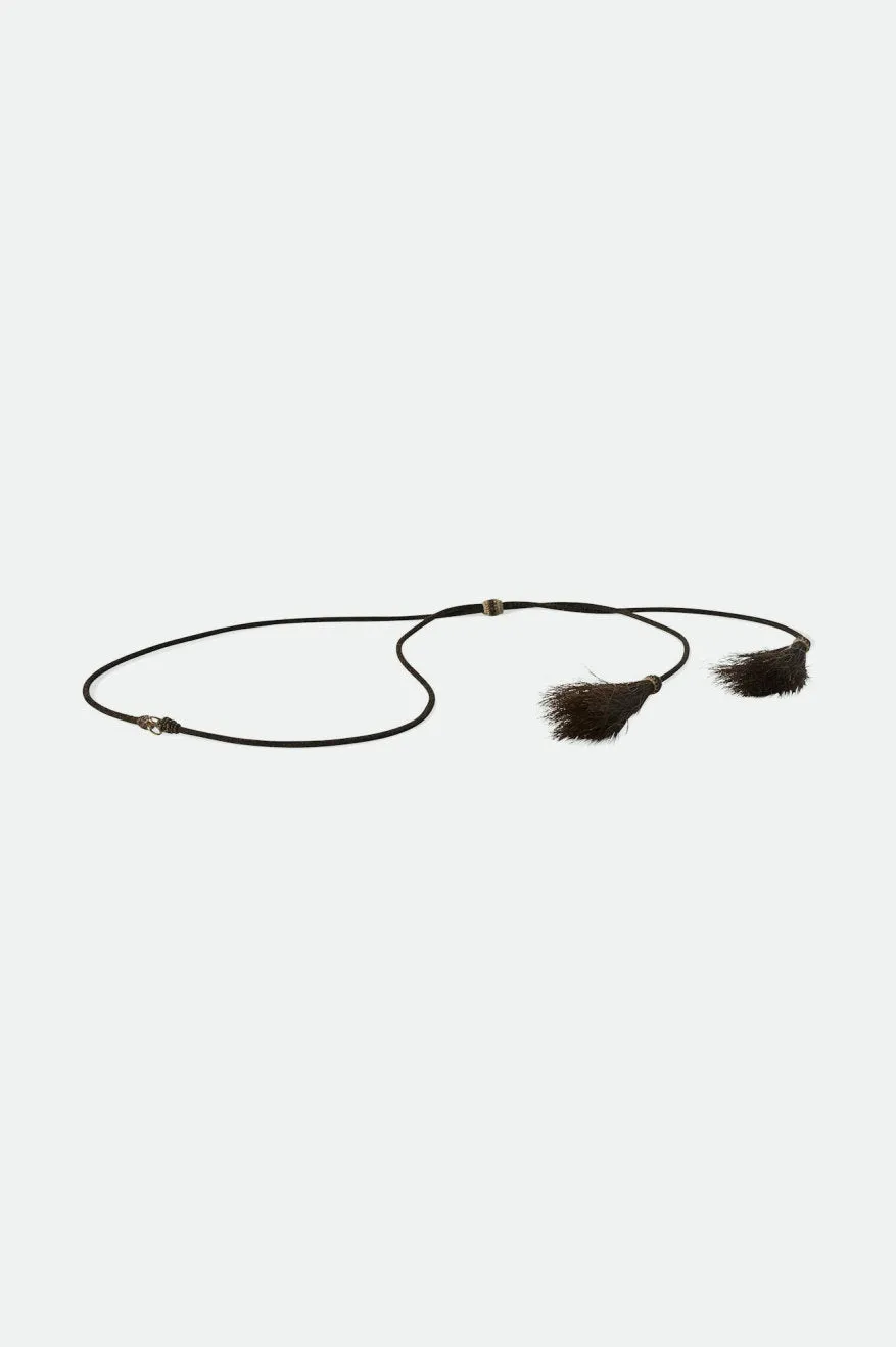 Adjustable New West Hat Band - Light Brown Brixton