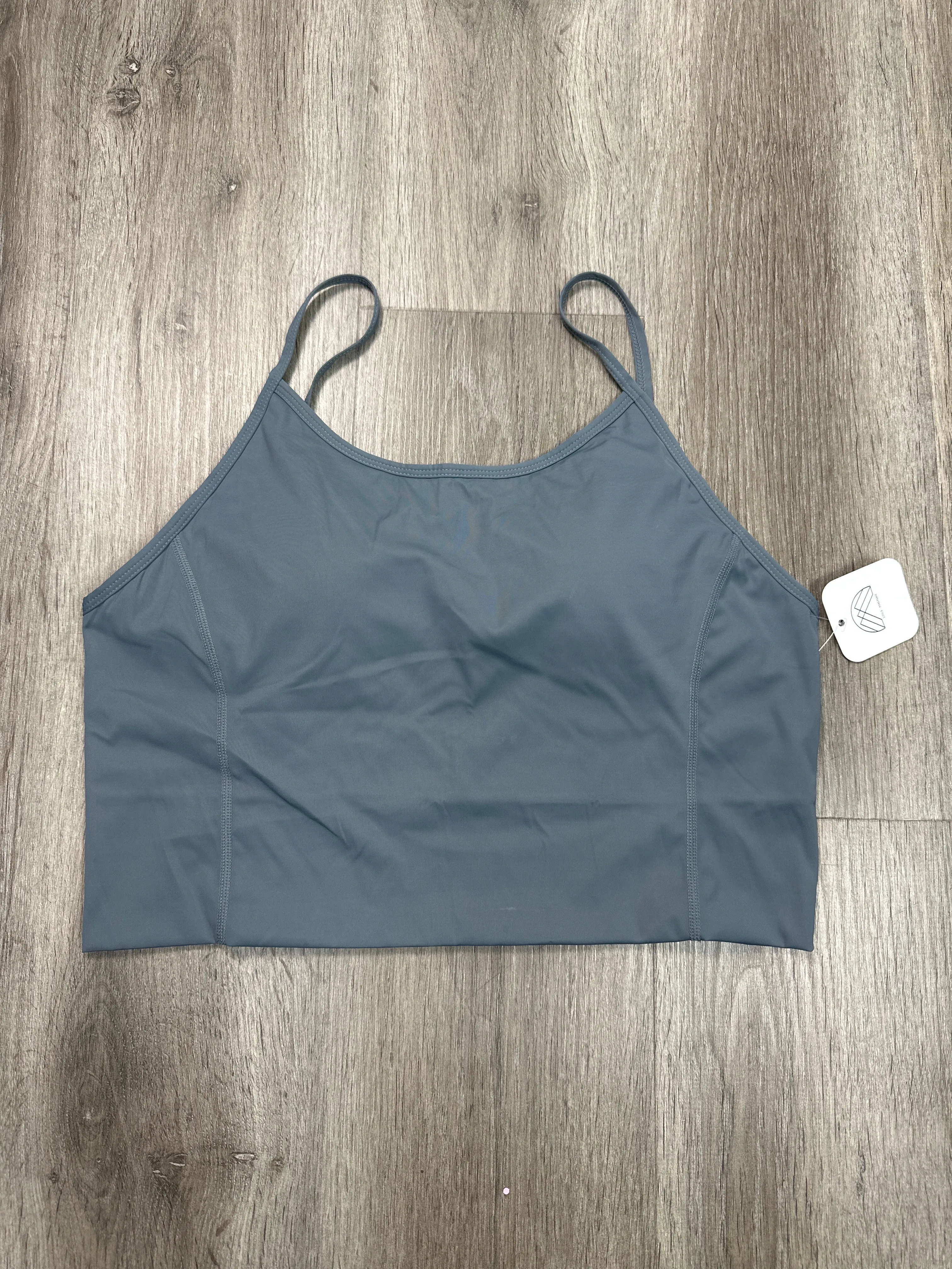 Athletic Bra By Mono B In Grey, Size: 1x