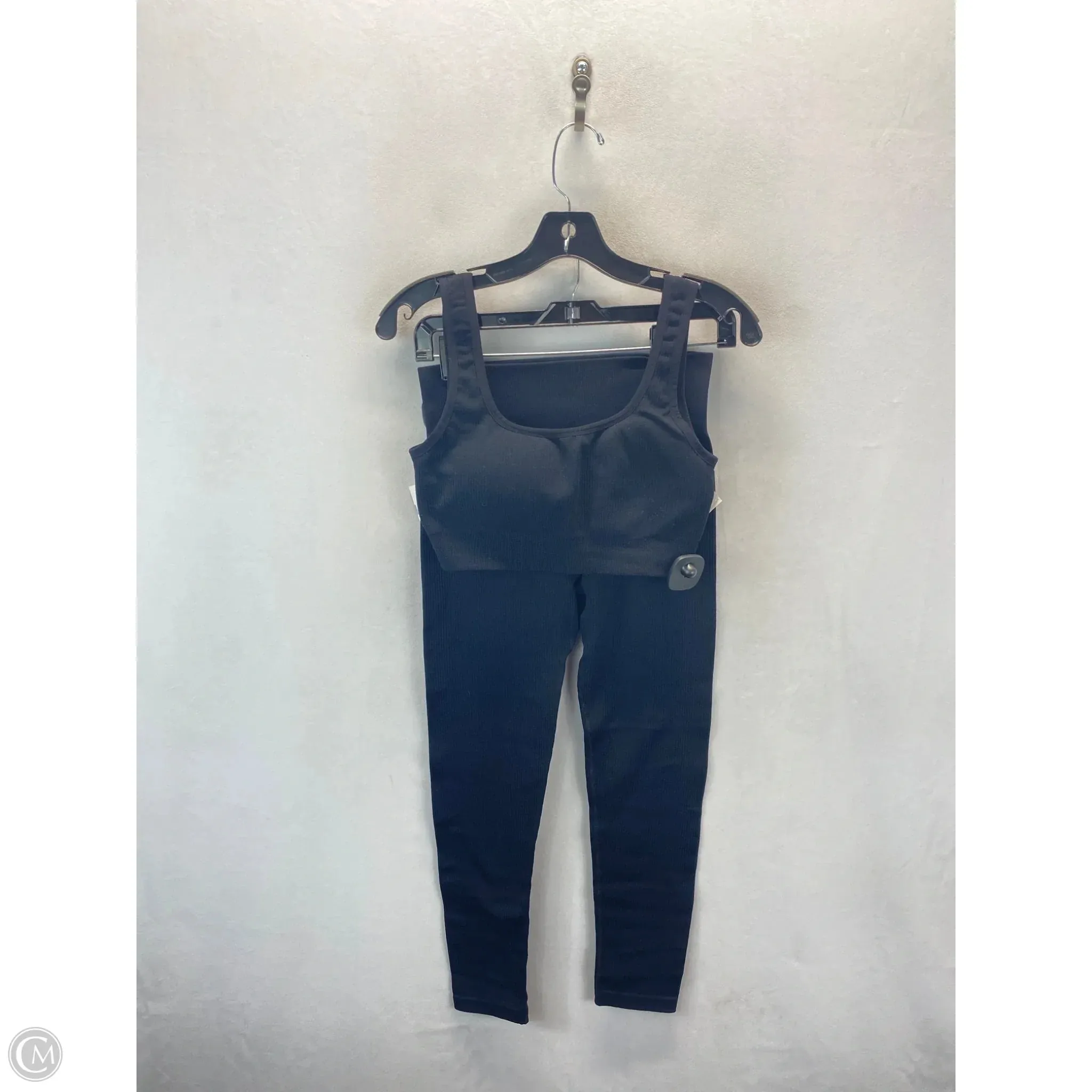 Athletic Pants 2pc By Clothes Mentor In Black, Size: L