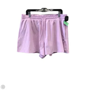 Athletic Shorts By Apana In Purple, Size: Xl