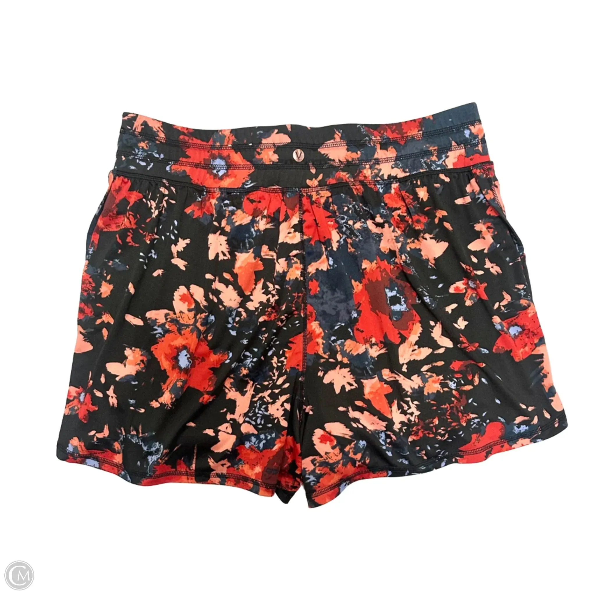 Athletic Shorts By Livi Active In Multi-colored, Size: 18