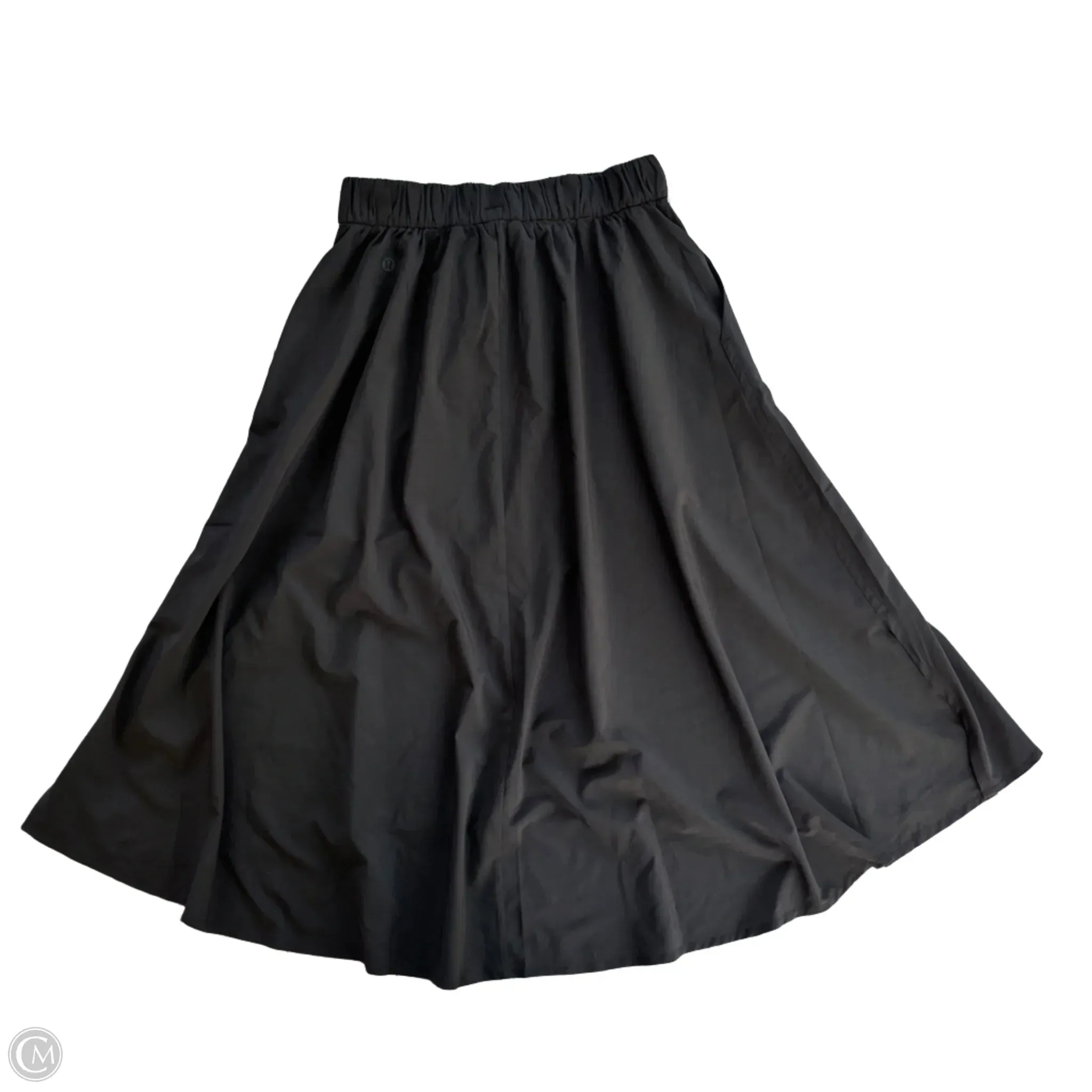 Athletic Skirt By Lululemon In Black, Size: 4