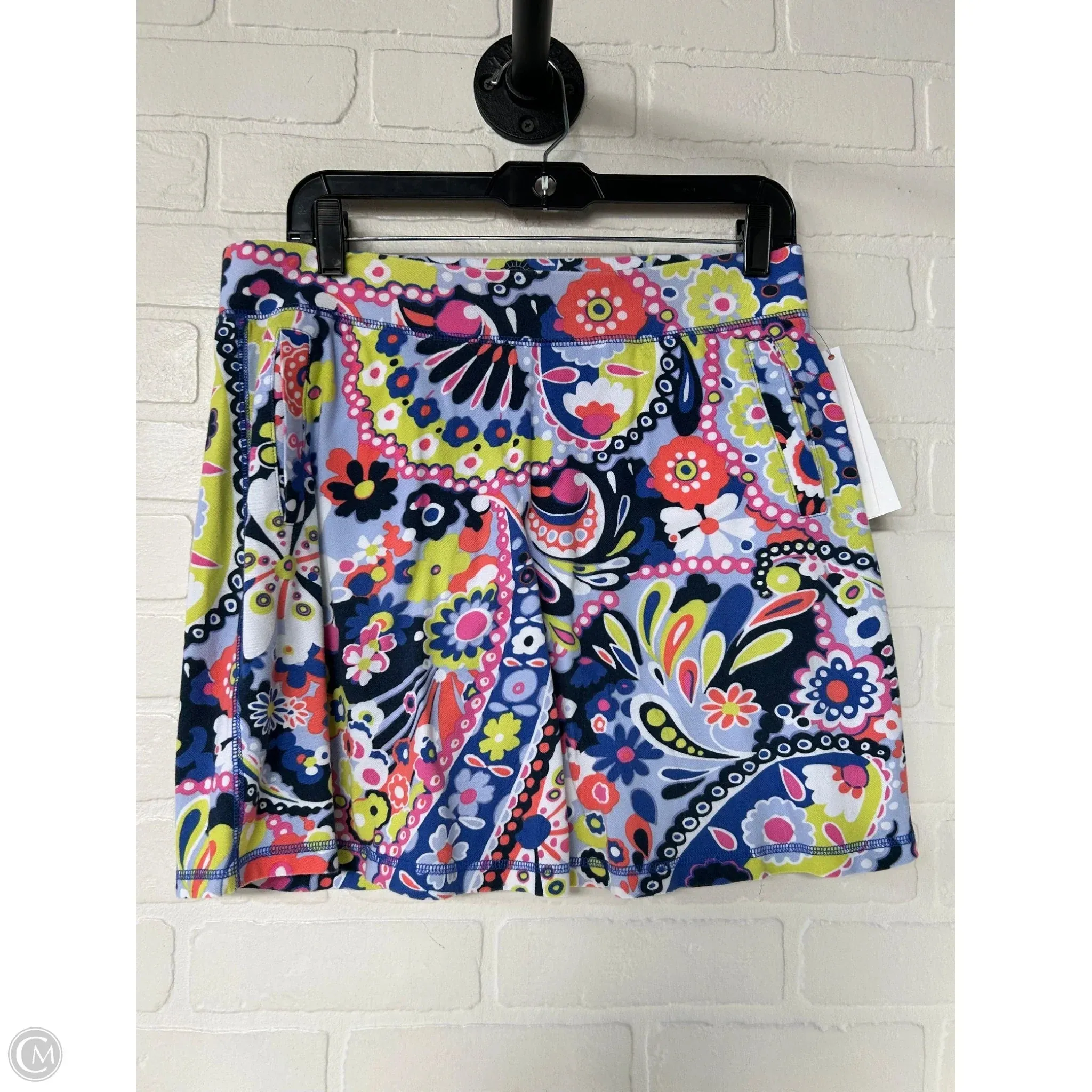 Athletic Skort By Talbots In Blue & Orange, Size: 8p