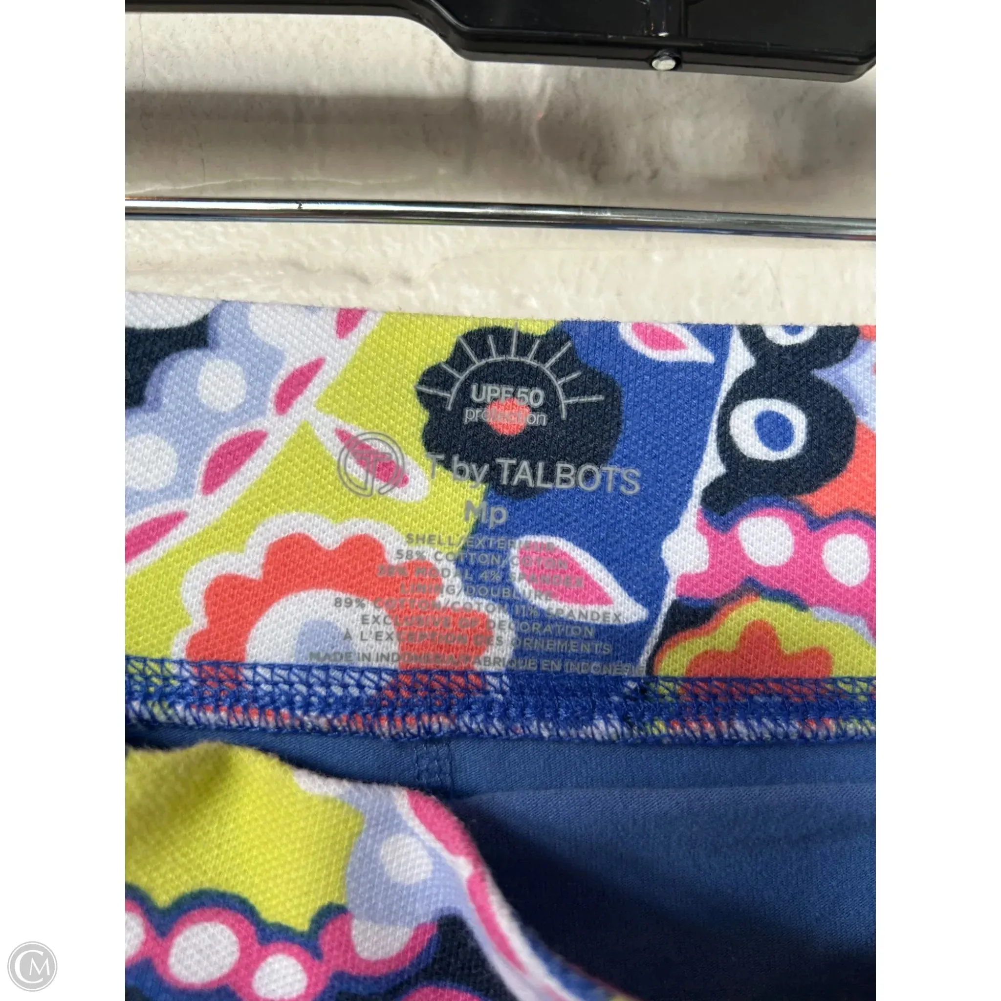 Athletic Skort By Talbots In Blue & Orange, Size: 8p