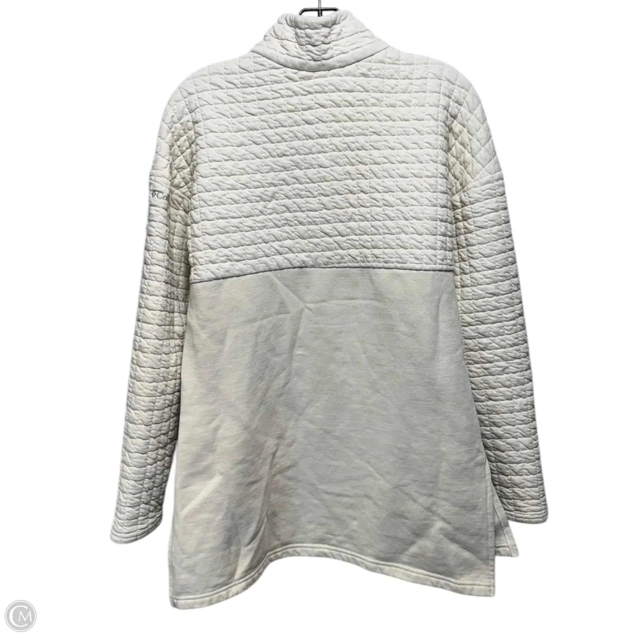 Athletic Sweatshirt Collar By Columbia In Cream, Size: S