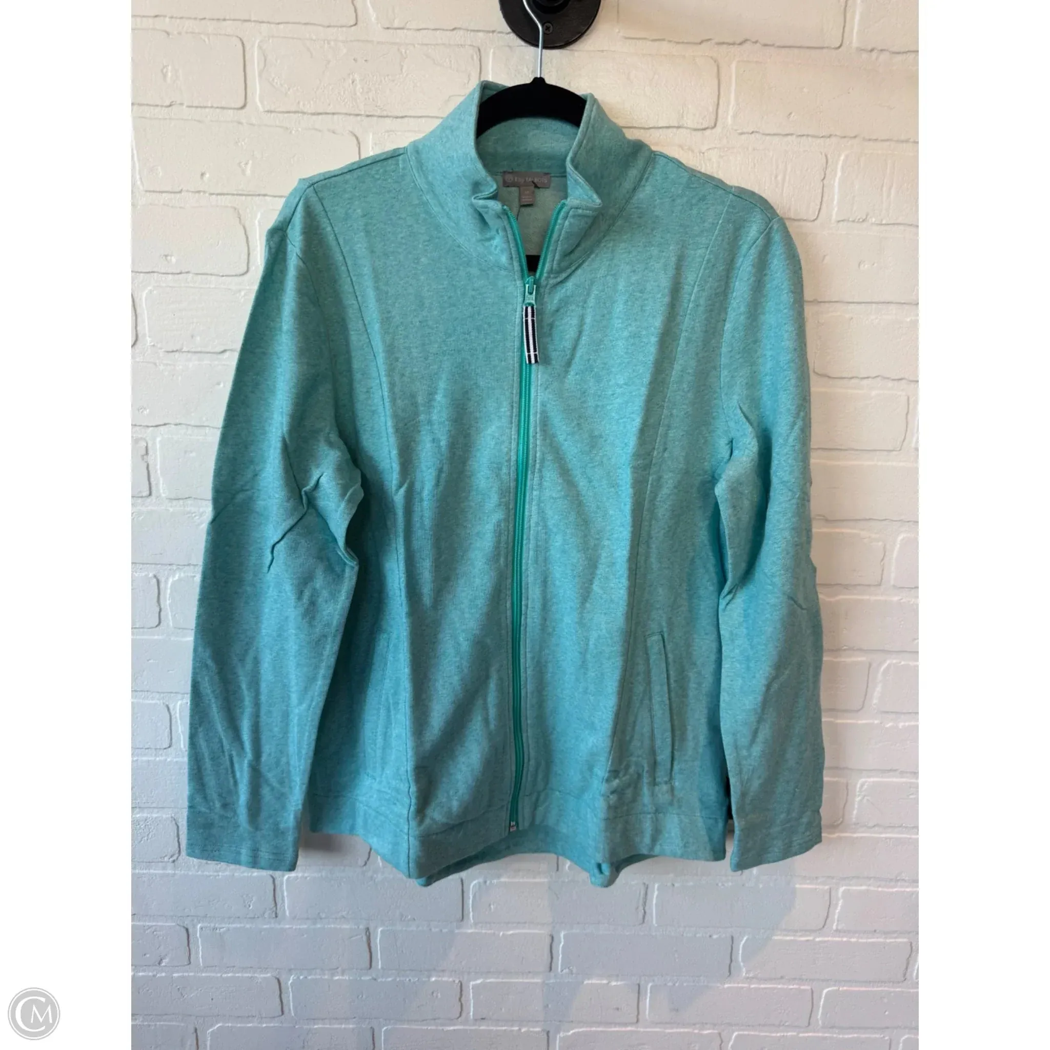 Athletic Sweatshirt Collar By Talbots In Blue, Size: M