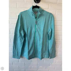 Athletic Sweatshirt Collar By Talbots In Blue, Size: M