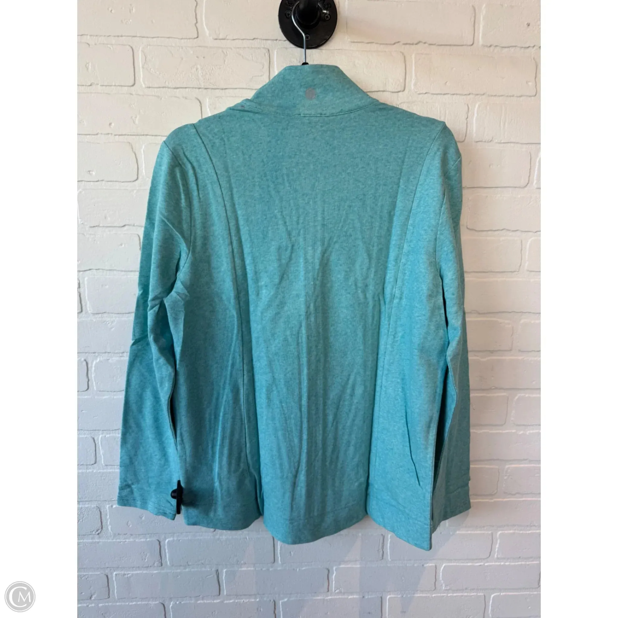 Athletic Sweatshirt Collar By Talbots In Blue, Size: M