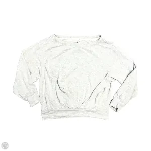 Athletic Sweatshirt Crewneck By Lululemon In Grey, Size: S