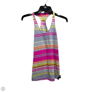 Athletic Tank Top By Lululemon In Blue & Pink, Size: Xs