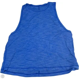 Athletic Tank Top By Lululemon In Blue, Size: M
