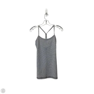Athletic Tank Top By Lululemon In Striped Pattern, Size: 6