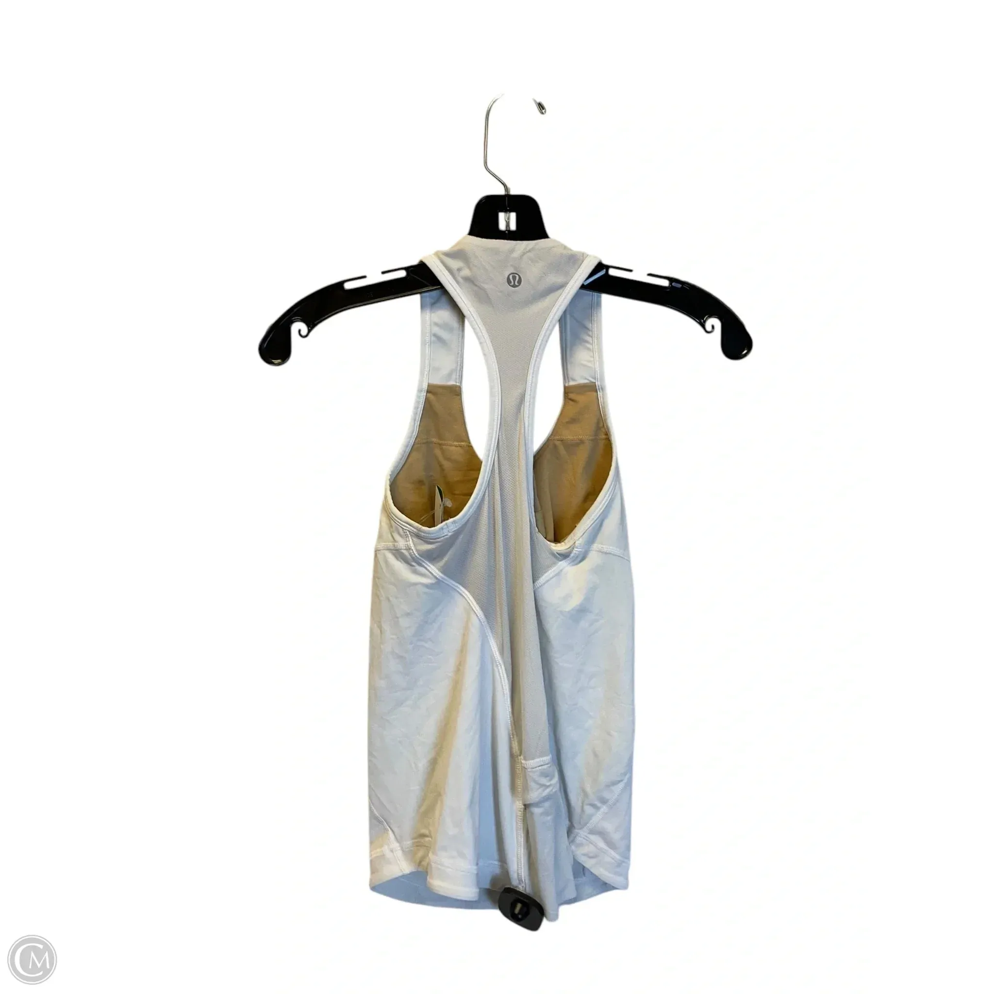 Athletic Tank Top By Lululemon In White, Size: Xs