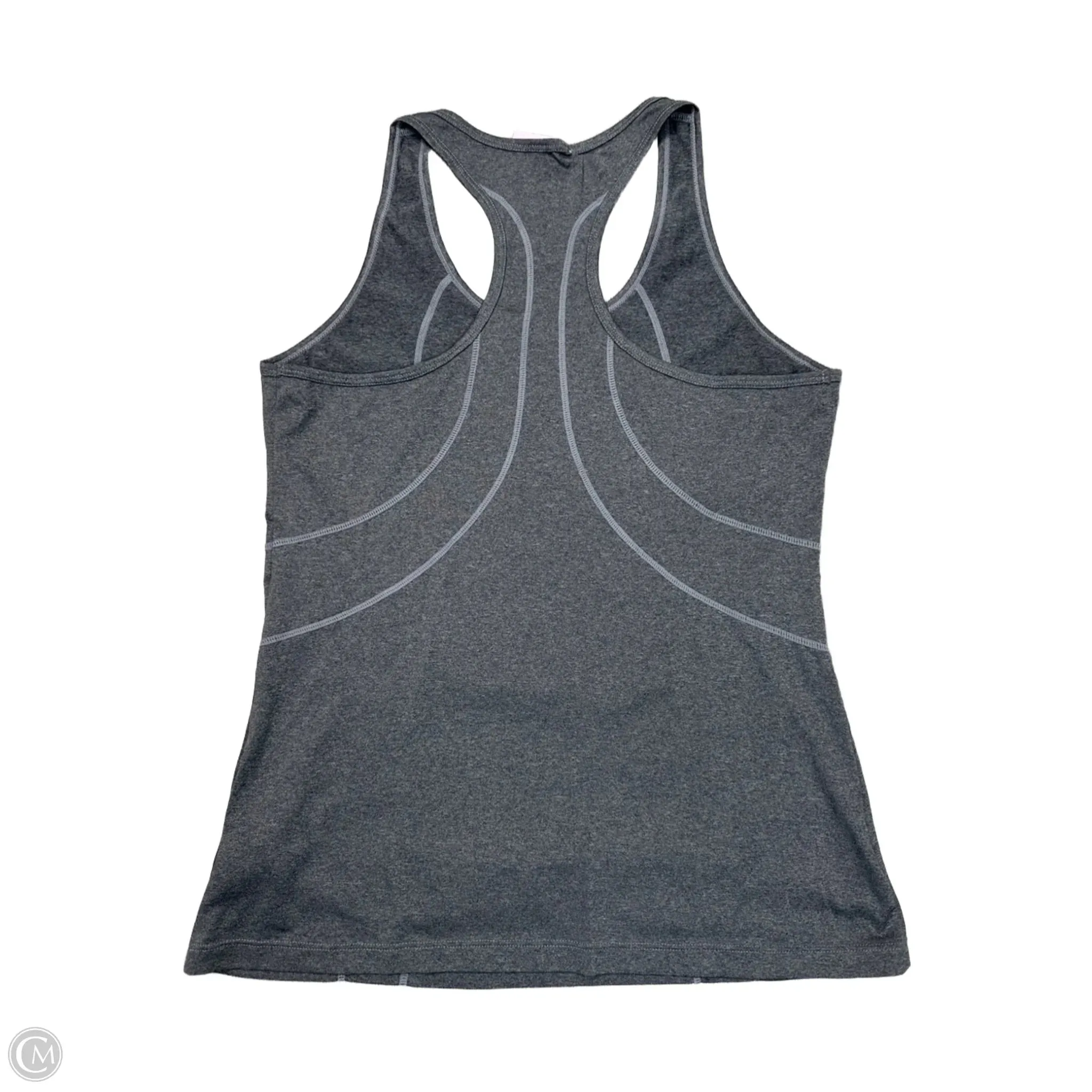 Athletic Tank Top By Reebok In Grey, Size: M