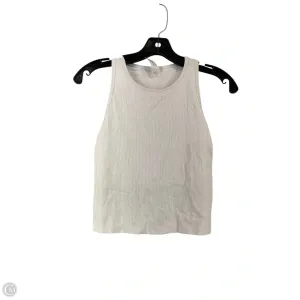Athletic Tank Top By Yogalicious In White, Size: M