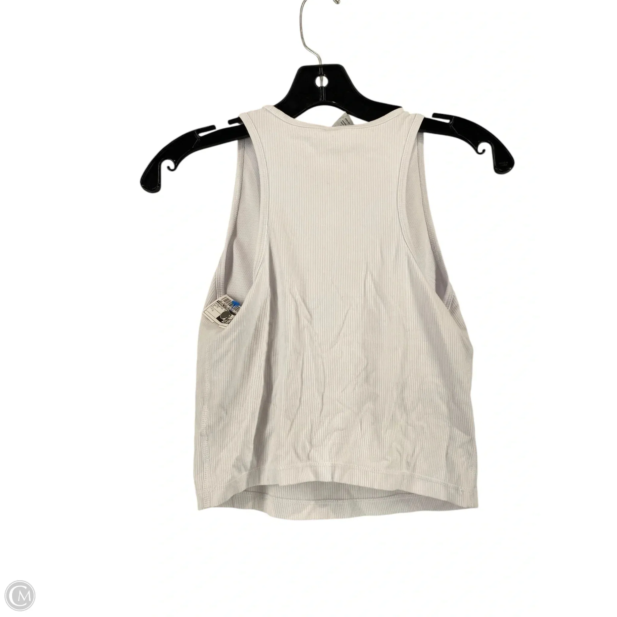 Athletic Tank Top By Yogalicious In White, Size: M