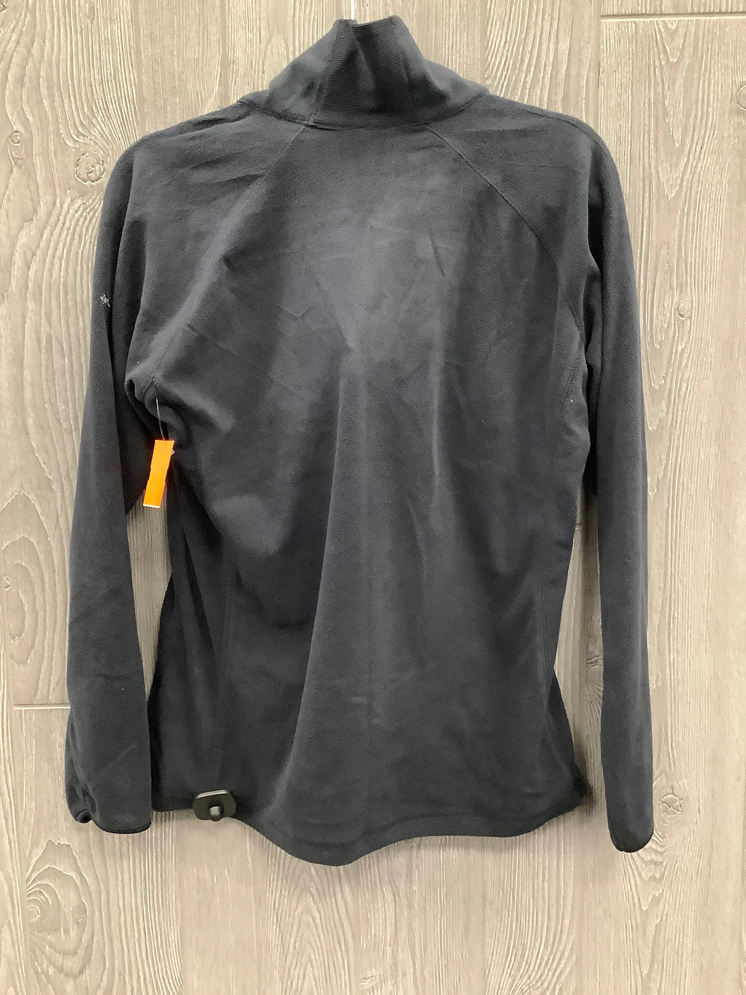 Athletic Top Long Sleeve Collar By Columbia In Black, Size: Xl