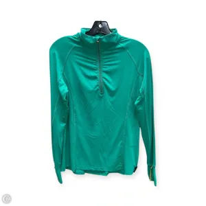Athletic Top Long Sleeve Collar By Tangerine In Teal, Size: M