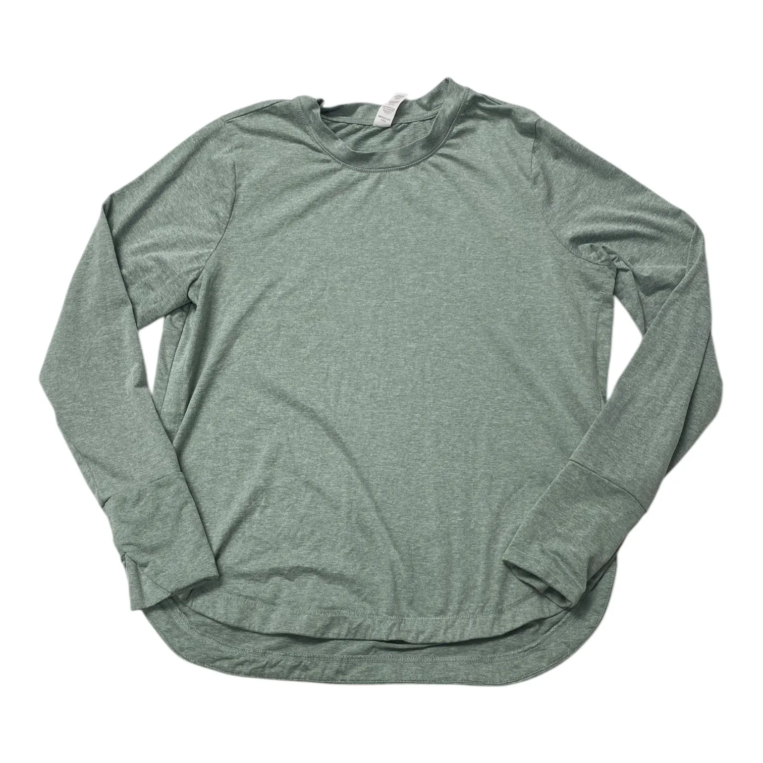 Athletic Top Ls Crewneck By Marika In Green, Size:M