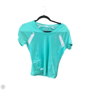 Athletic Top Short Sleeve By Brooks In Green, Size: M