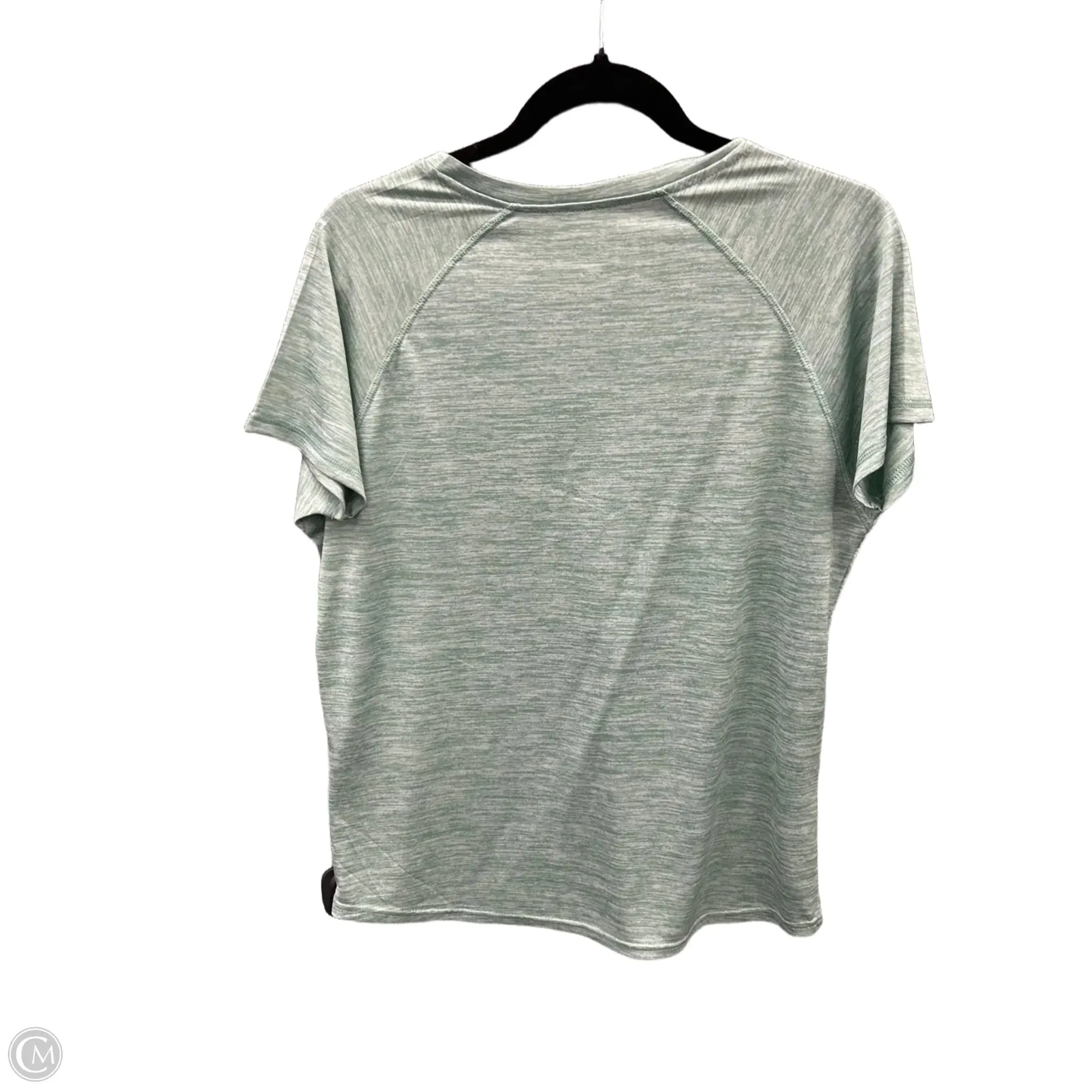 Athletic Top Short Sleeve By Clothes Mentor In Green, Size: L