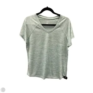 Athletic Top Short Sleeve By Clothes Mentor In Green, Size: L