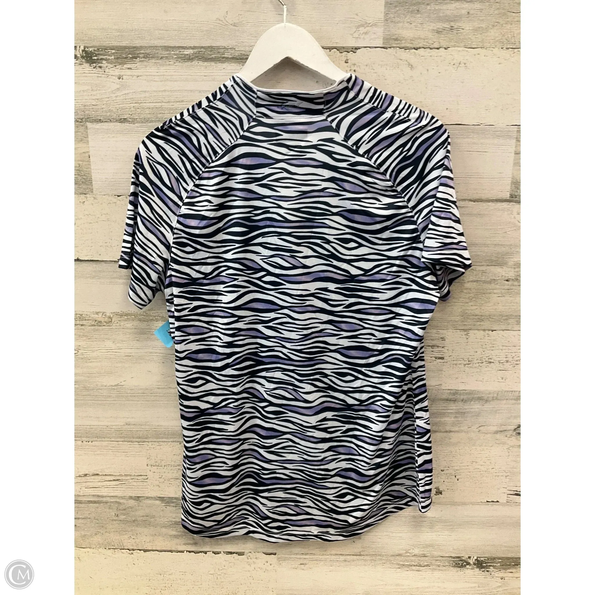 Athletic Top Short Sleeve By Clothes Mentor In Purple, Size: L