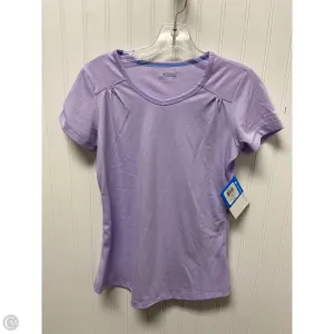 Athletic Top Short Sleeve By Columbia In Purple, Size: Xs