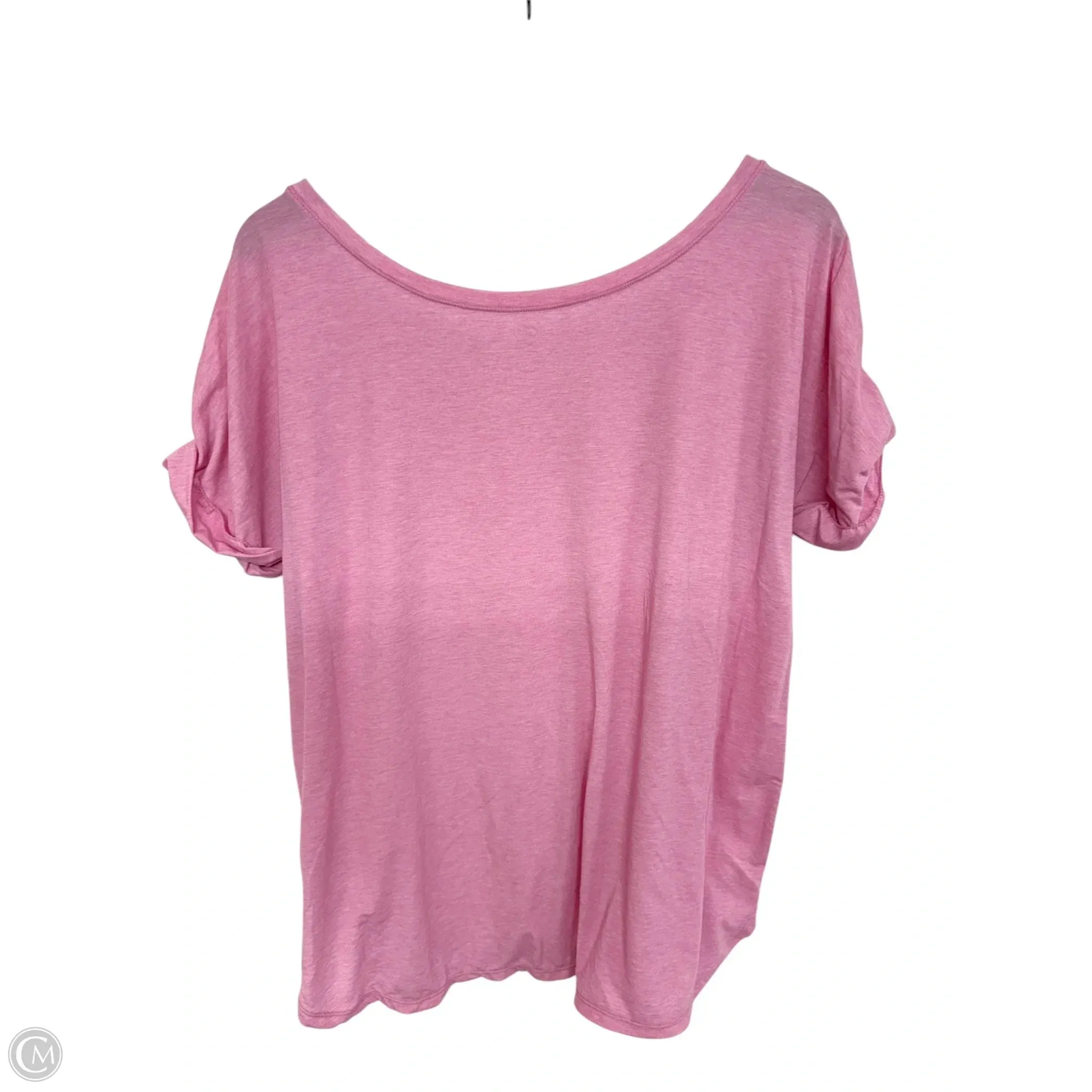Athletic Top Short Sleeve By Gapfit In Pink, Size: M