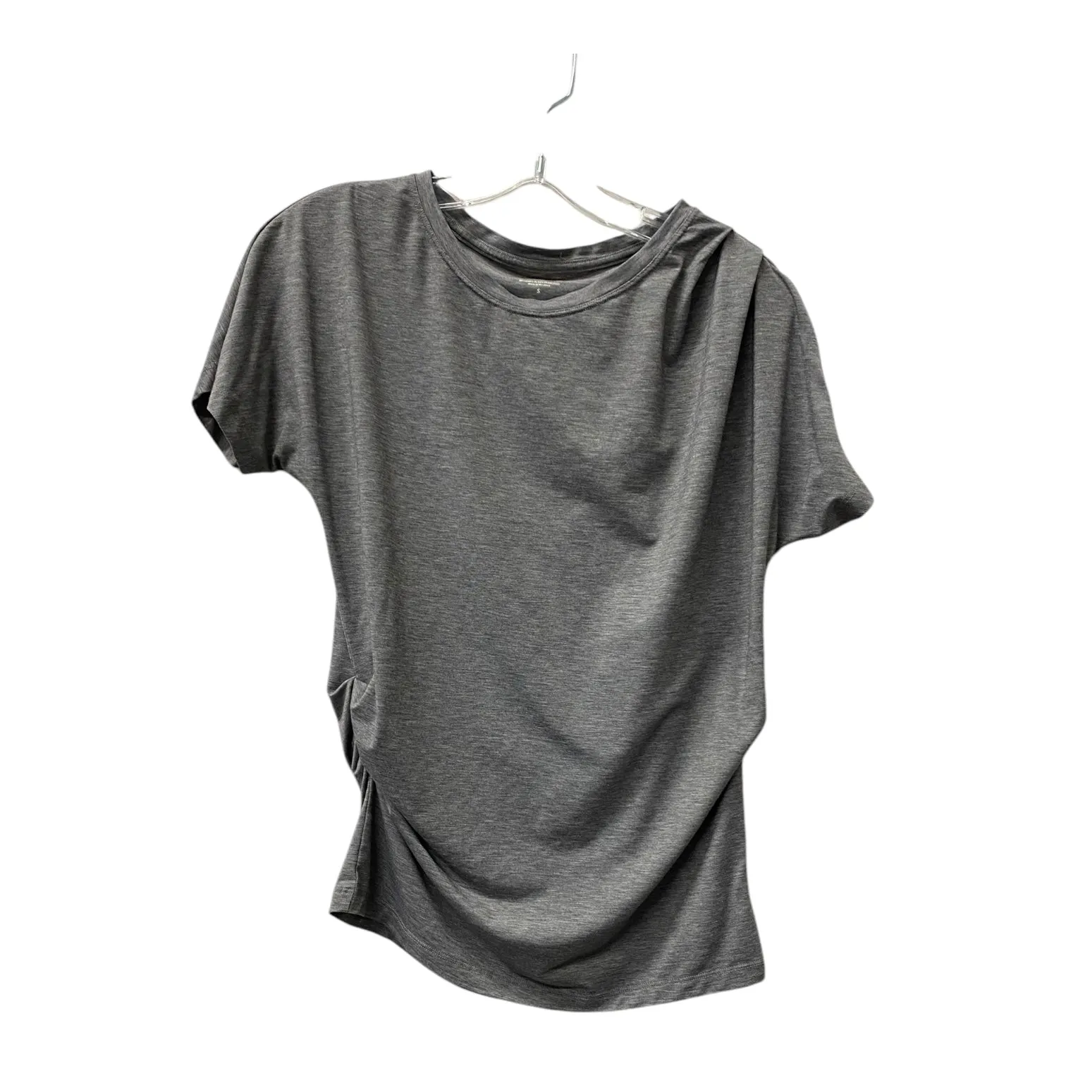 Athletic Top Ss By Athleta In Grey, Size:S