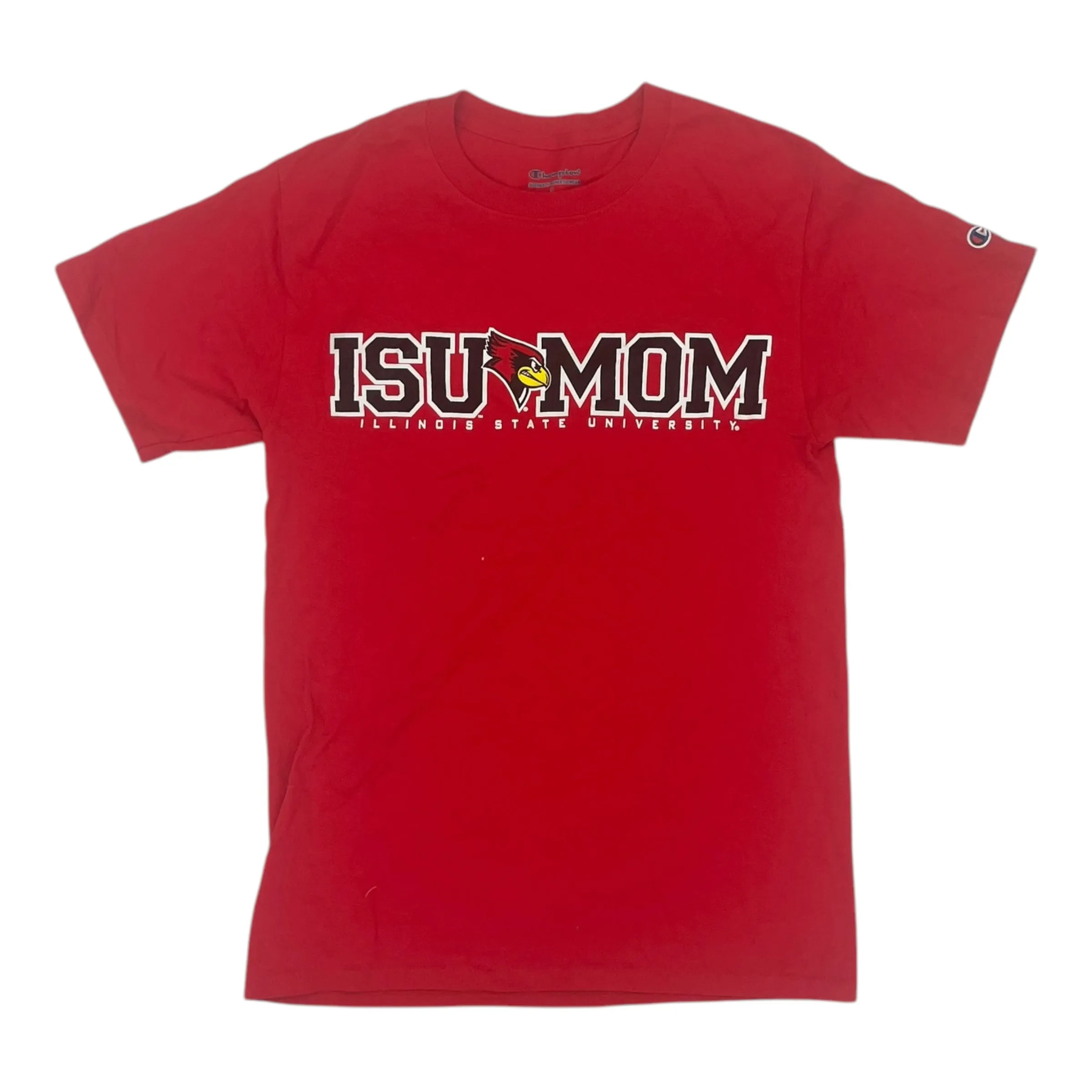 Athletic Top Ss By Champion In Red, Size:S