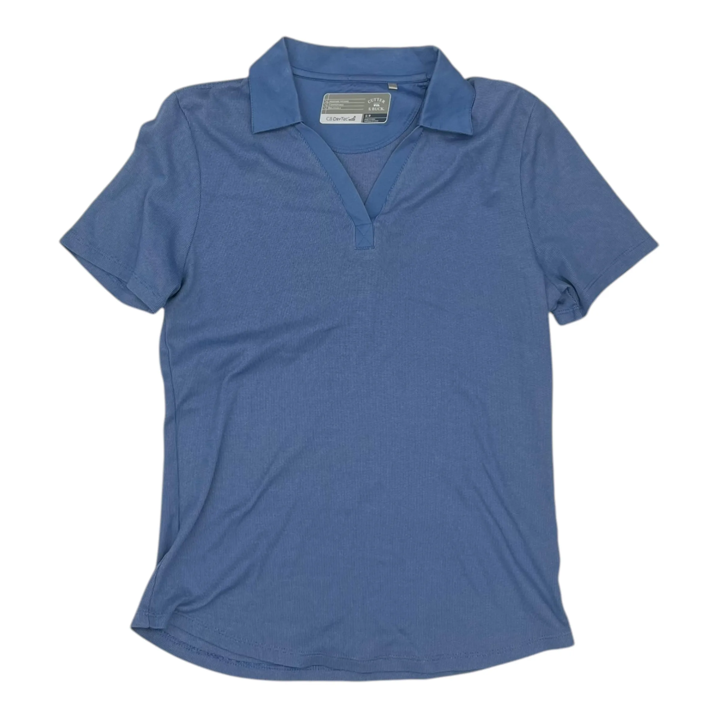 Athletic Top Ss By Cutter And Buck In Blue, Size:S
