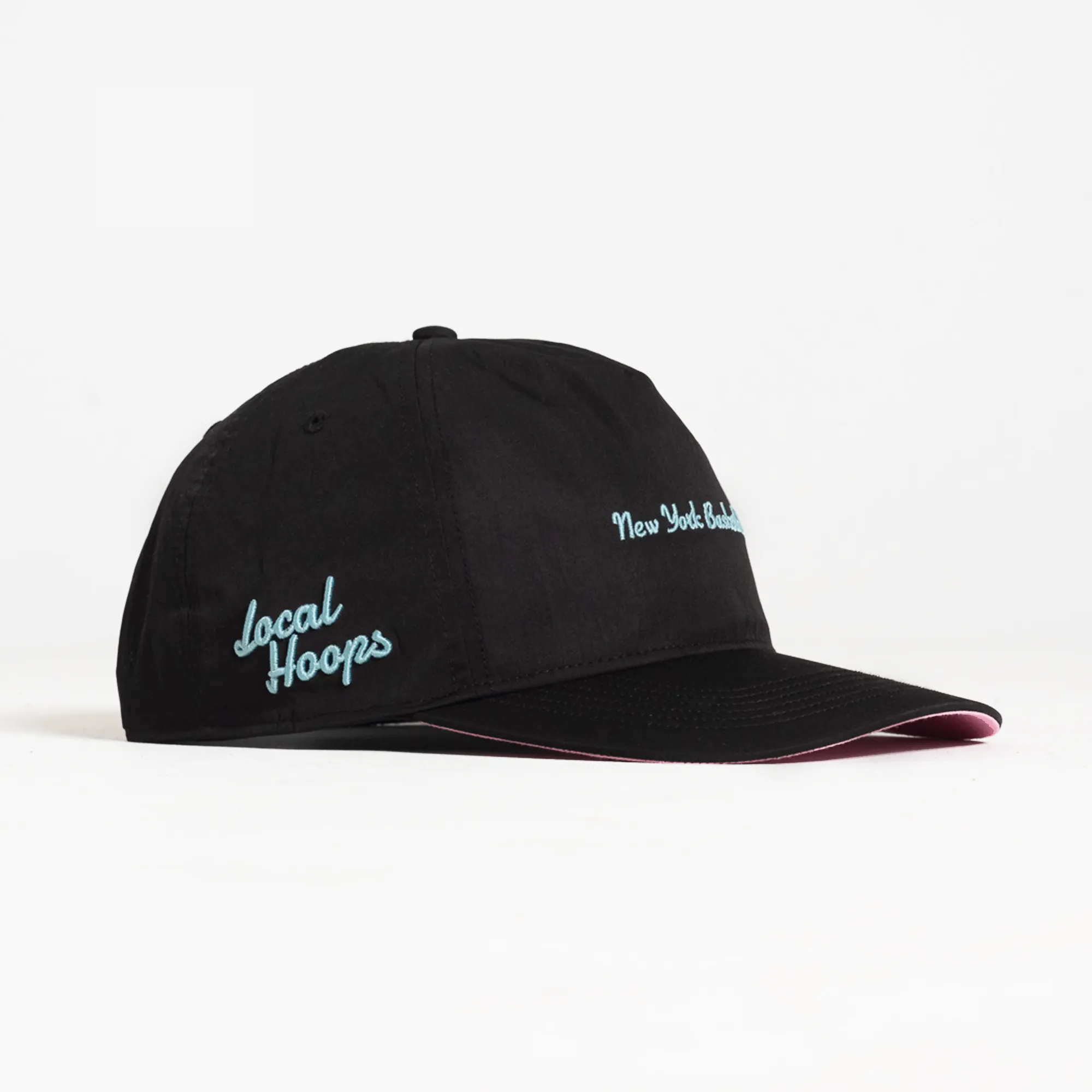 Black New York Basketball Knicks Hat LOCAL HOOPS