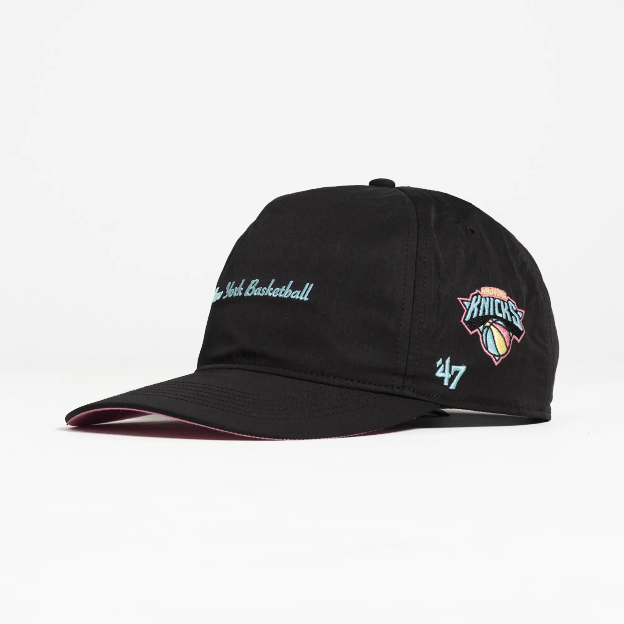 Black New York Basketball Knicks Hat LOCAL HOOPS