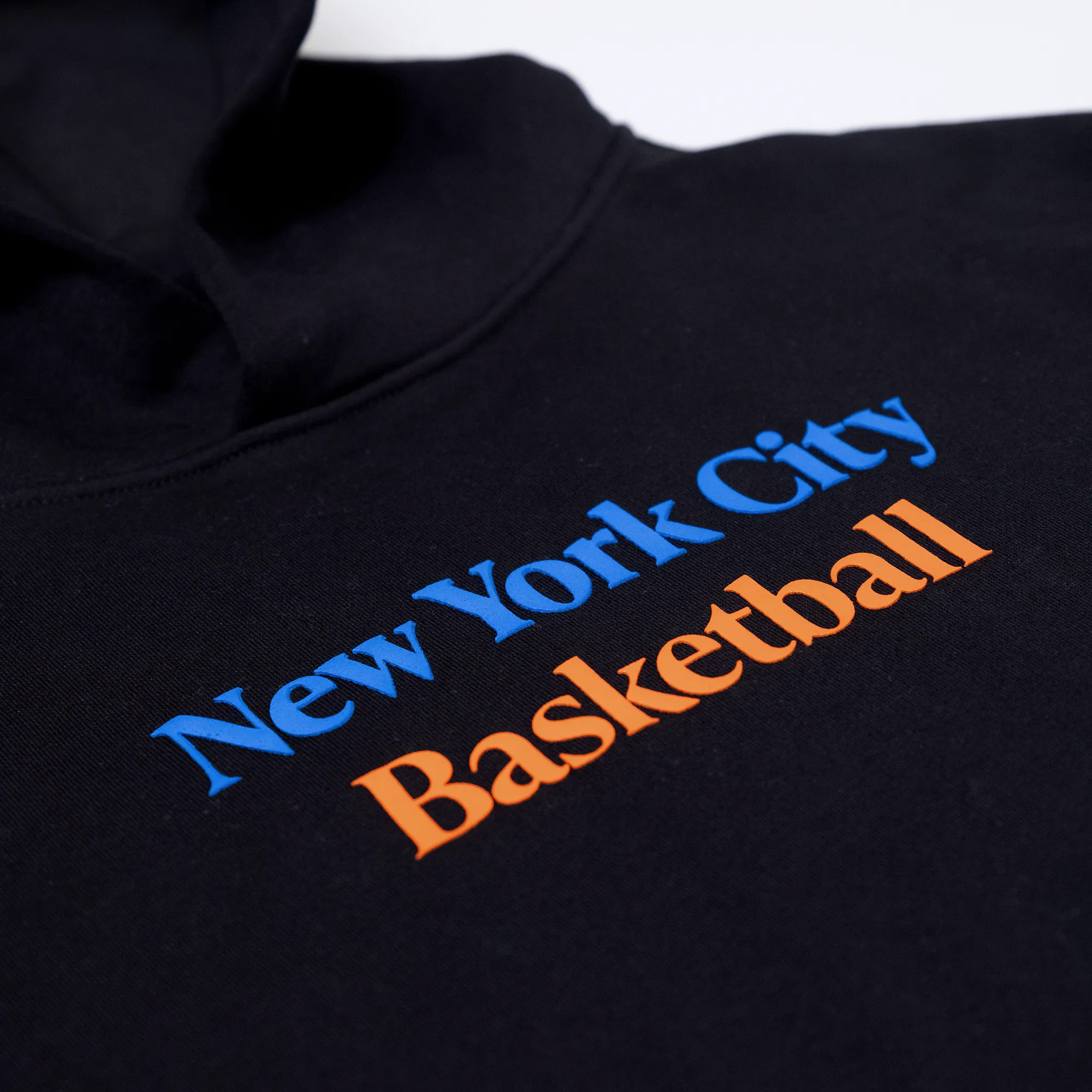 Black New York City Basketball Hoodie LOCAL HOOPS