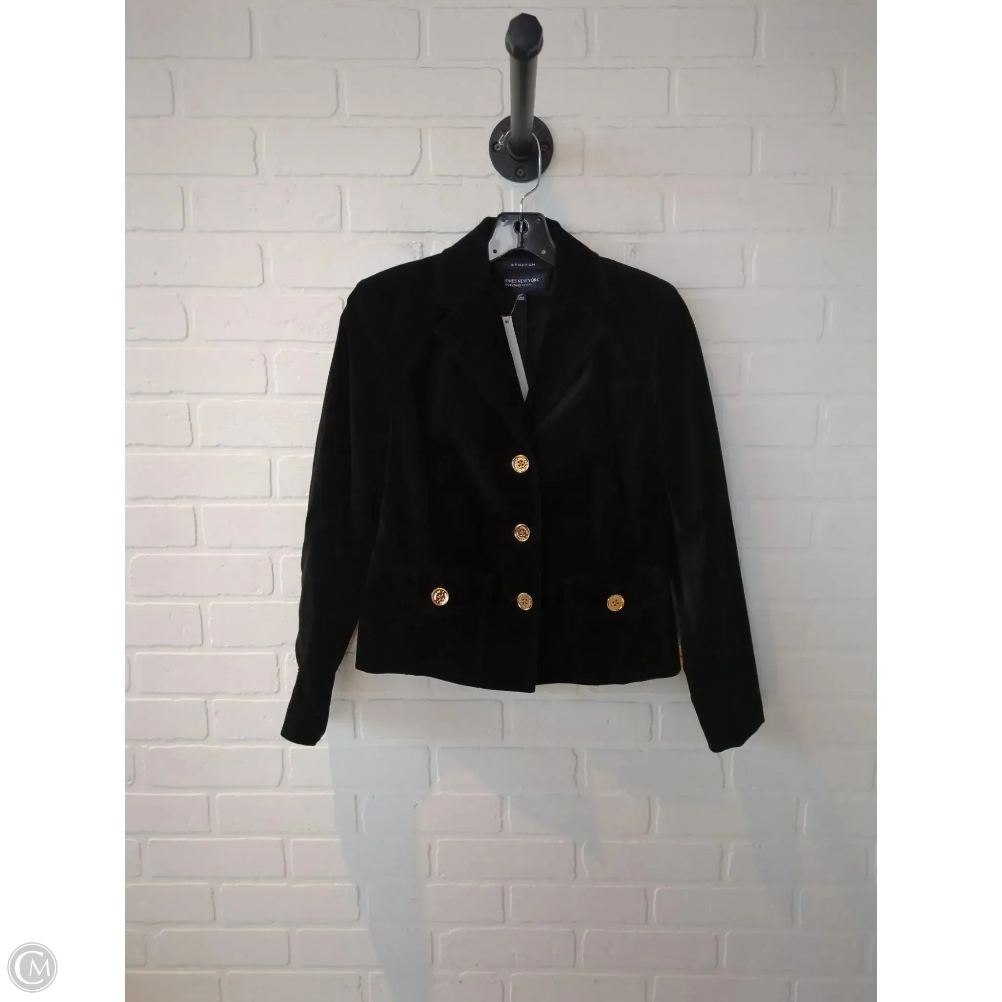 Blazer By Jones New York In Black, Size: Sp