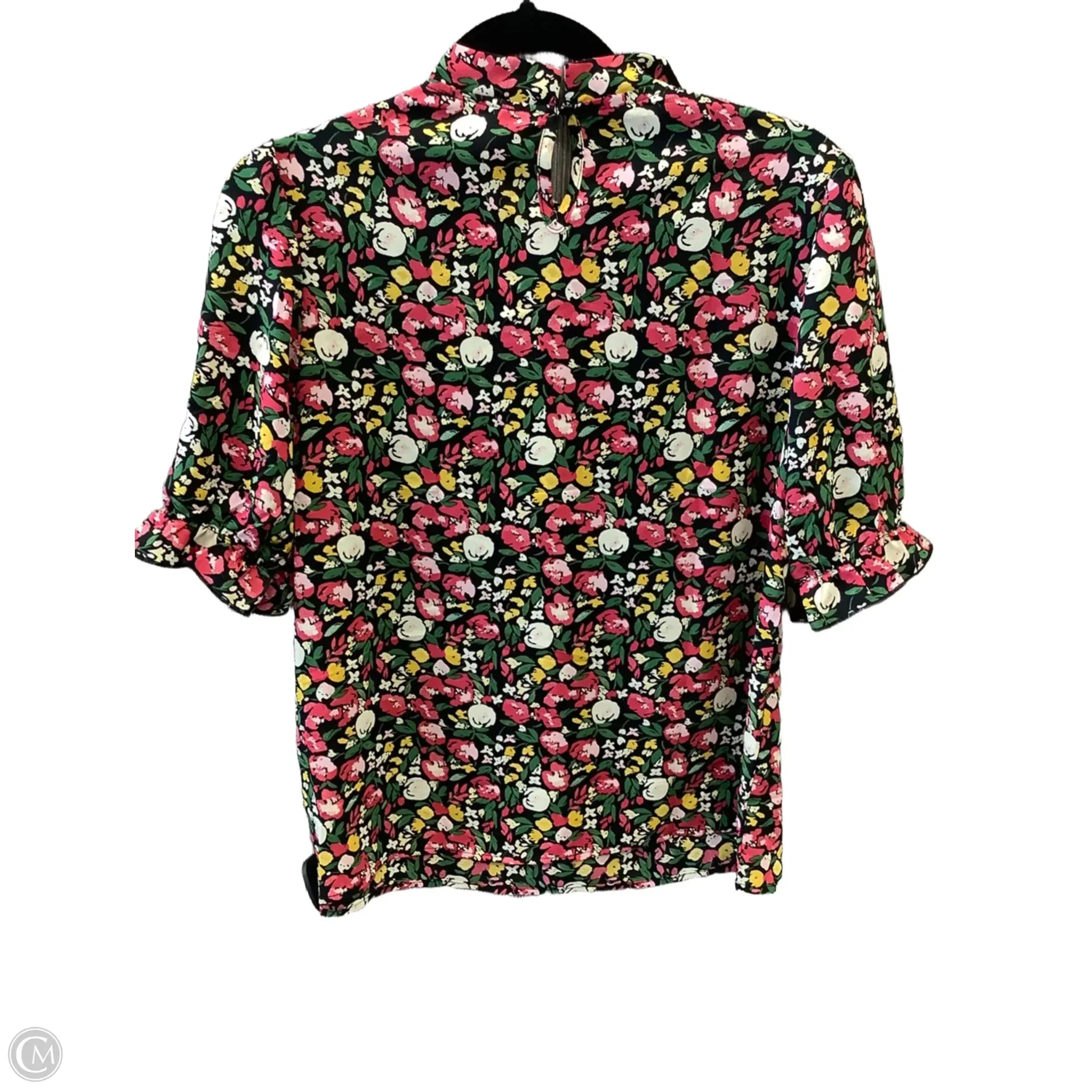 Blouse 3/4 Sleeve By Clothes Mentor In Floral Print, Size: S