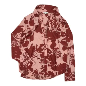 Blouse Ls By Clothes Mentor In Floral Print, Size:M