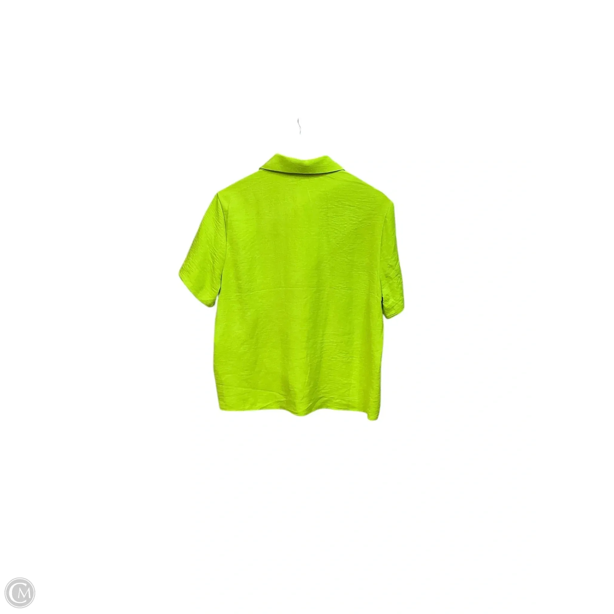 Blouse Short Sleeve By Rachel Zoe In Green, Size: S