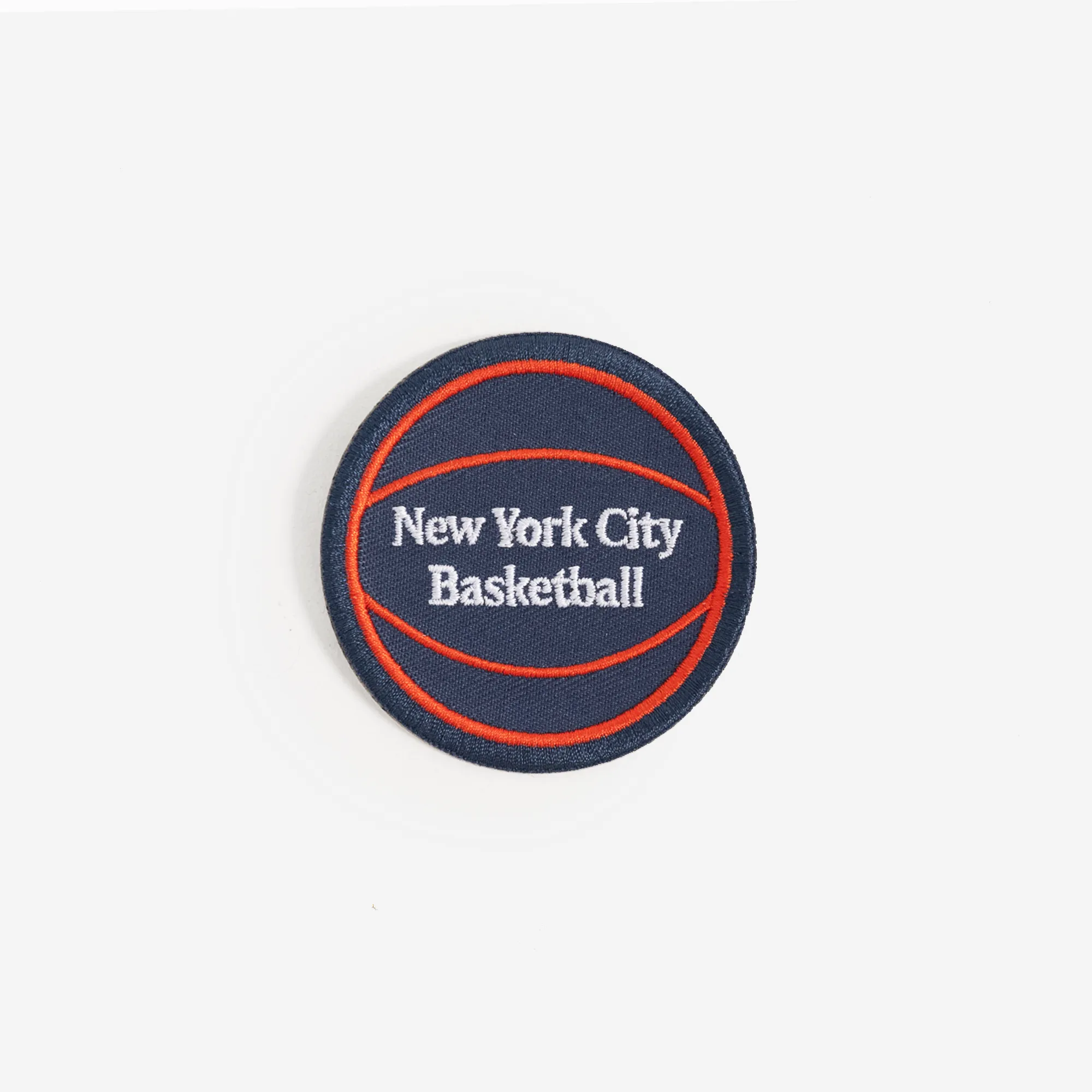 Blue New York City Basketball Patch LOCAL HOOPS