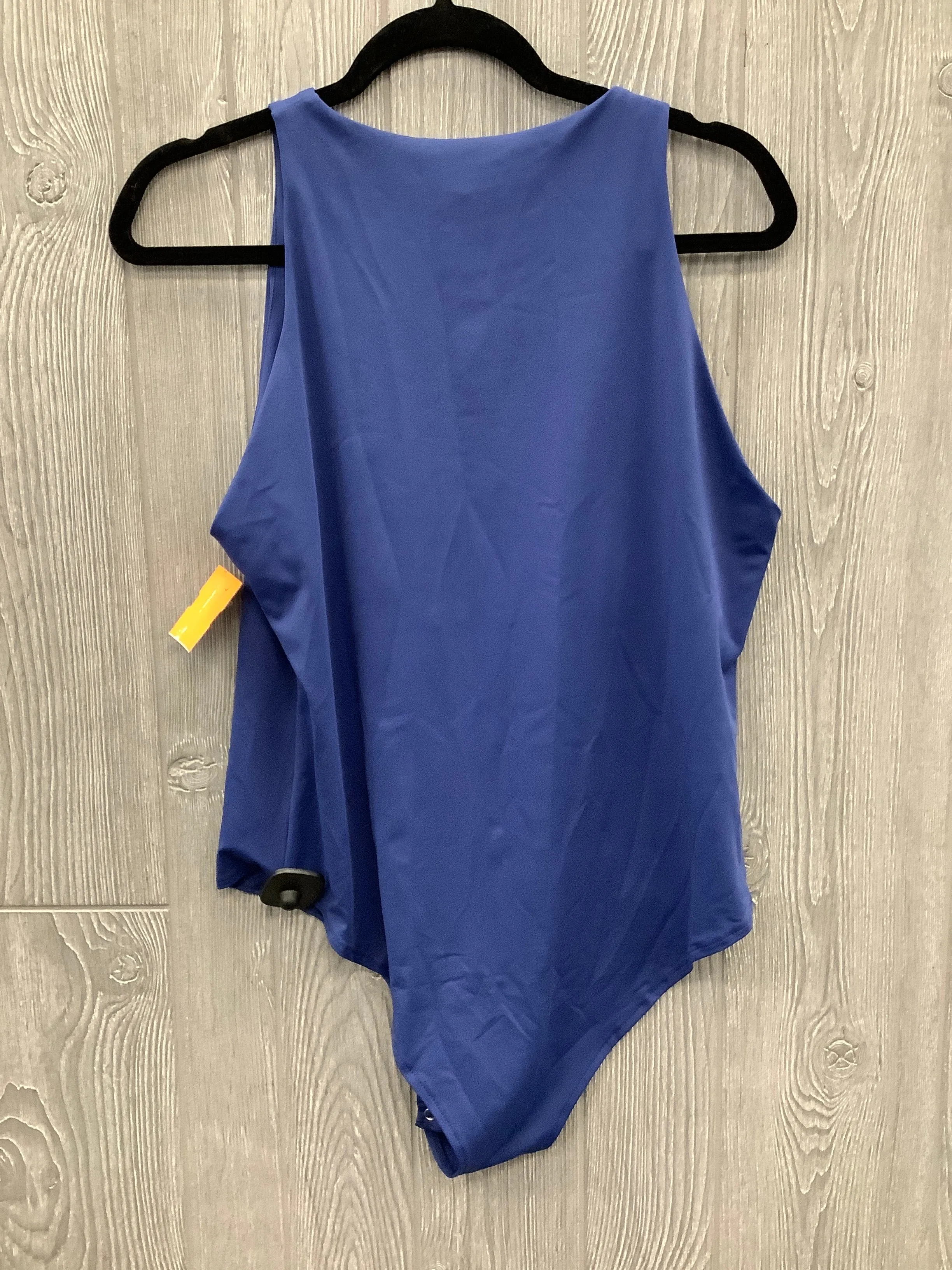 Bodysuit By Clothes Mentor In Blue, Size: 2x
