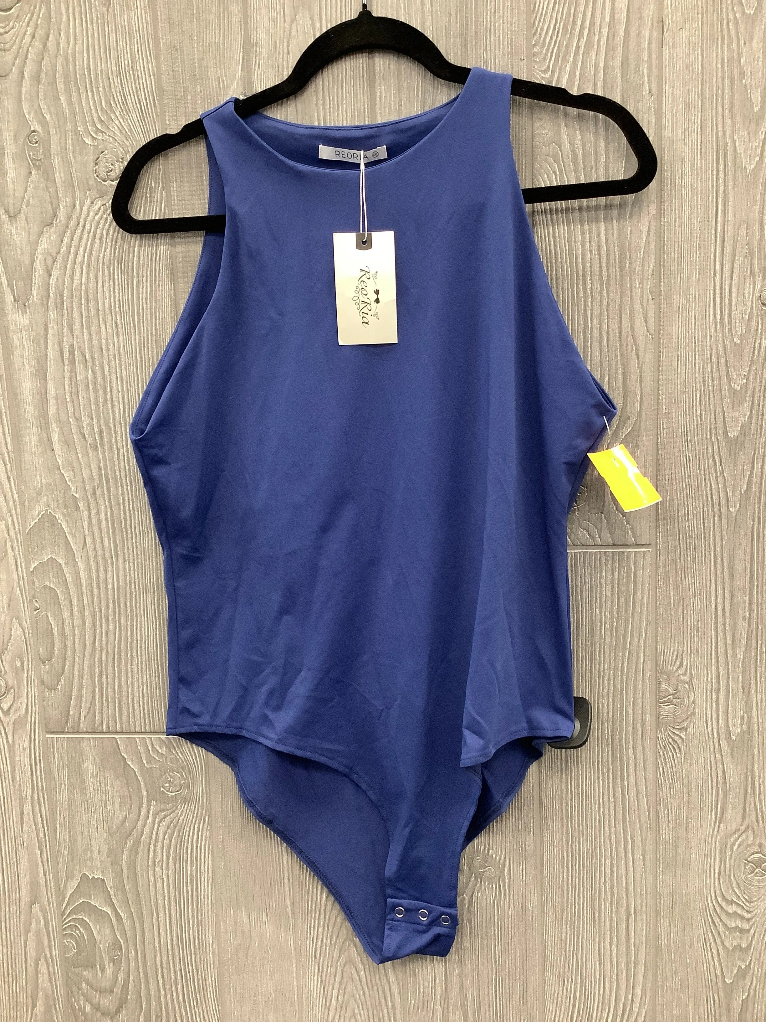 Bodysuit By Clothes Mentor In Blue, Size: 2x
