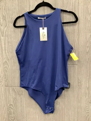 Bodysuit By Clothes Mentor In Blue, Size: 2x