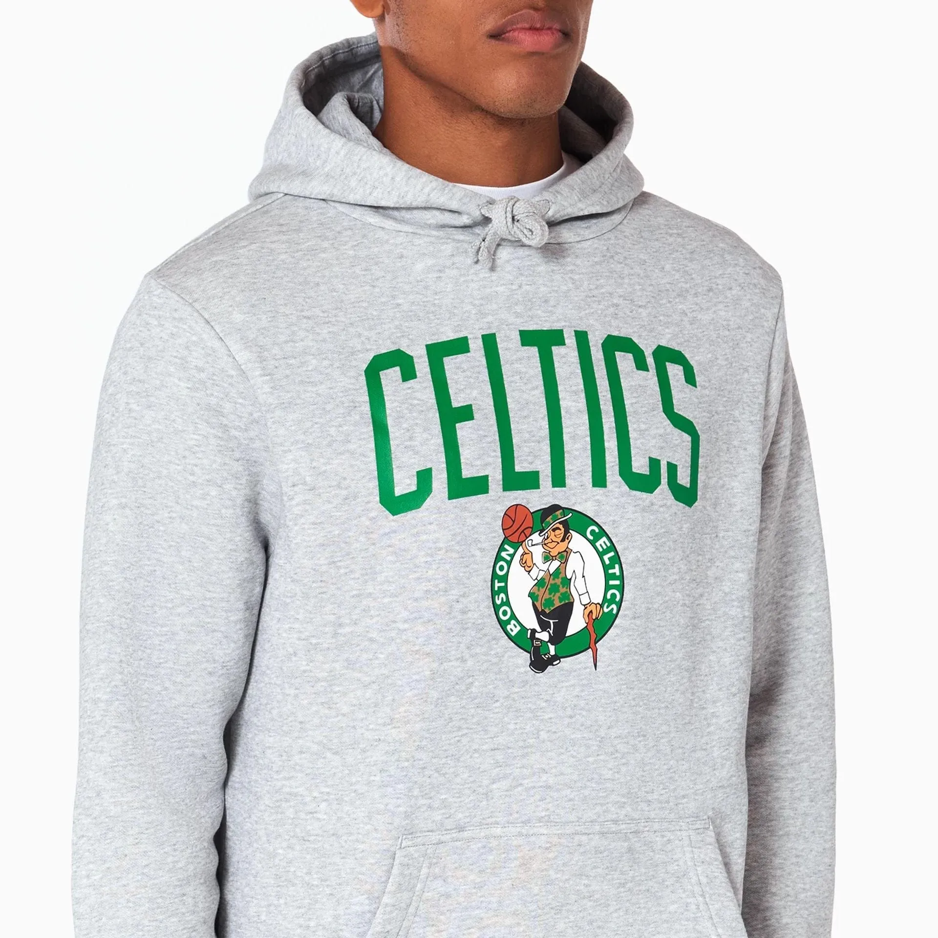 Boston Celtics NBA Grey Pullover Hoodie NEW ERA