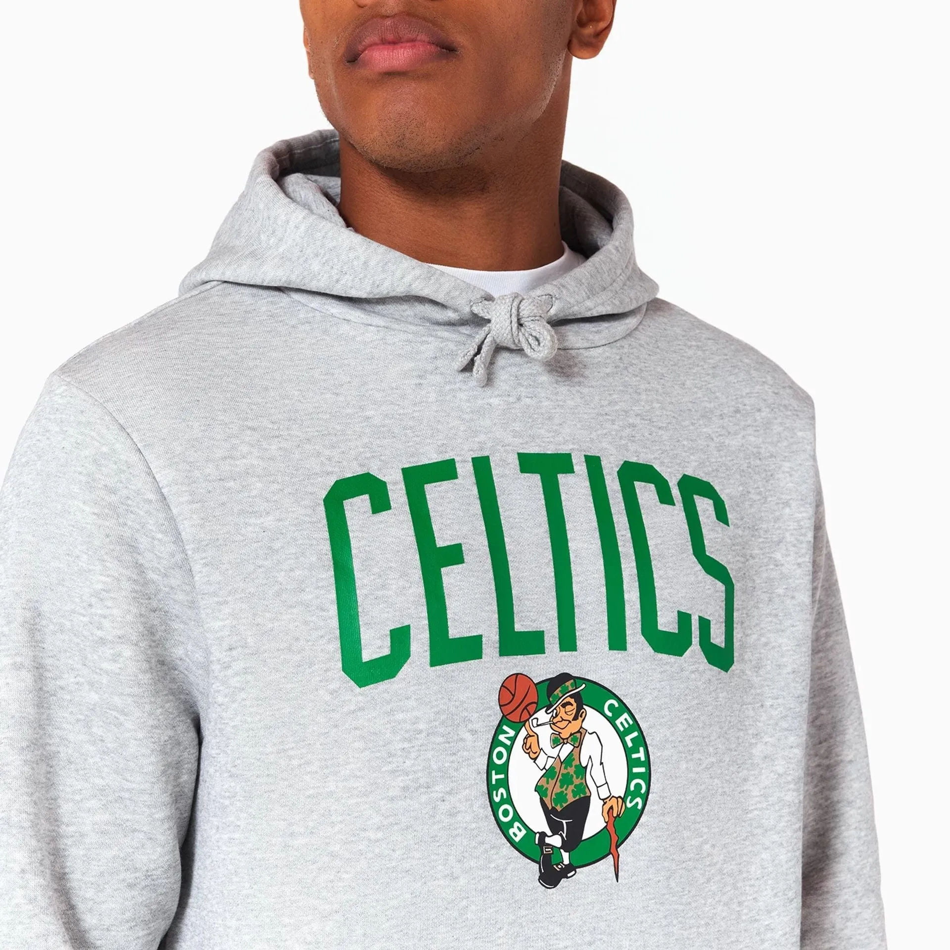 Boston Celtics NBA Grey Pullover Hoodie NEW ERA