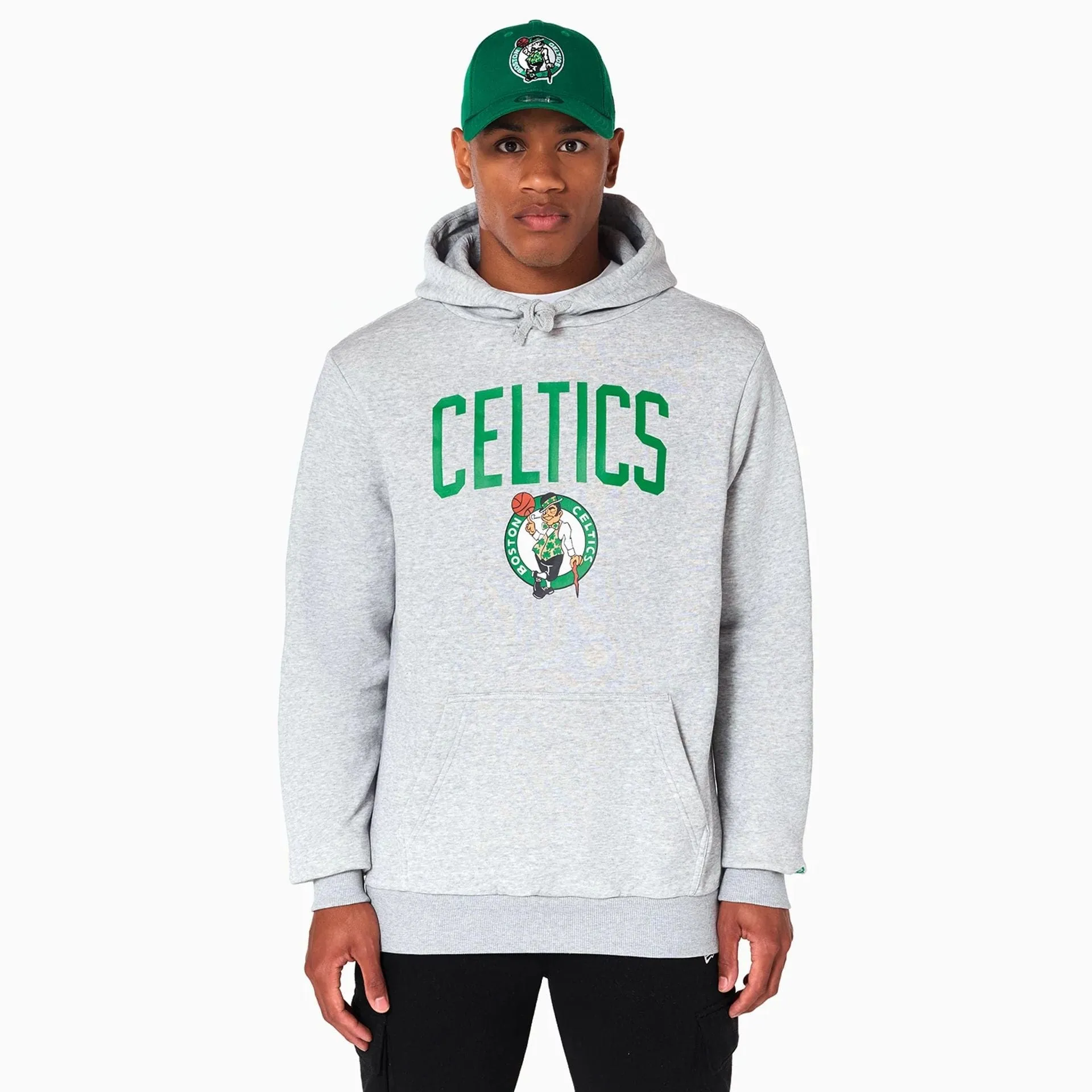Boston Celtics NBA Grey Pullover Hoodie NEW ERA