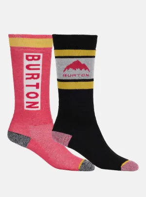 Burton Kid's Weekend Midweight Socks (2 Pack) 2025