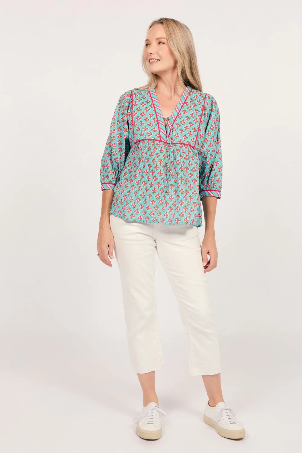 Cairo Boho Blouse in Florence Adrift