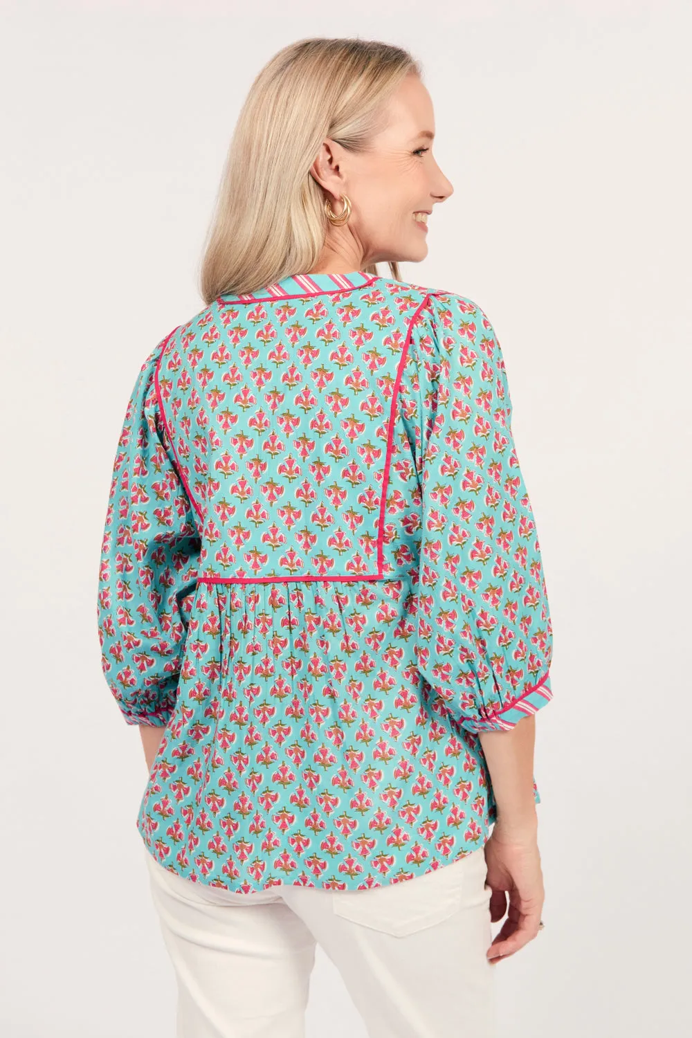 Cairo Boho Blouse in Florence Adrift