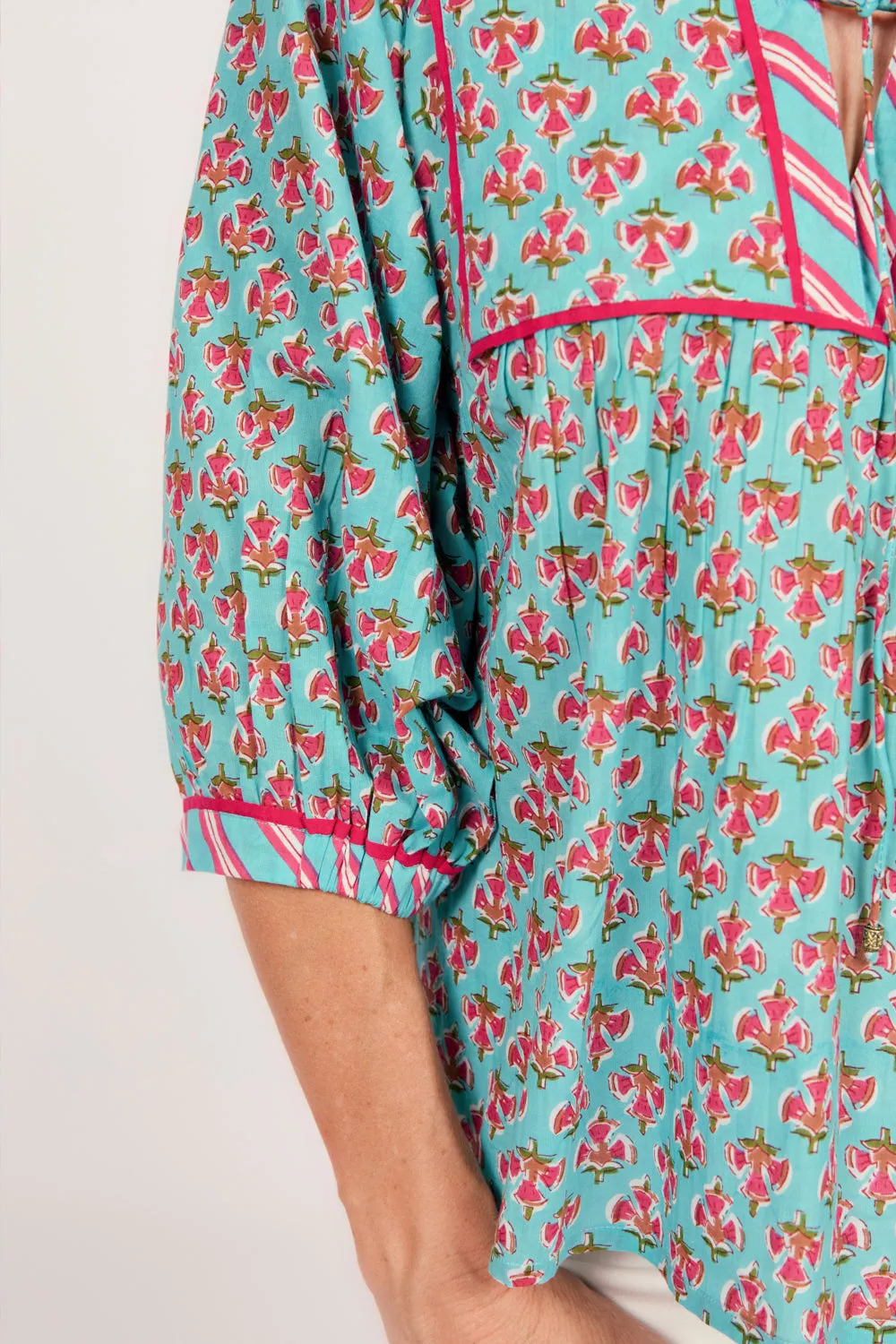 Cairo Boho Blouse in Florence Adrift